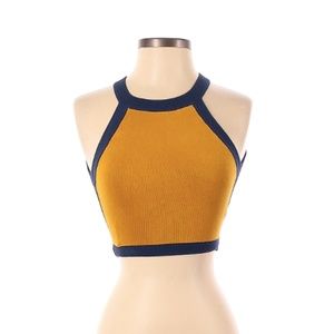 Nagnata organic cotton strappy crop top